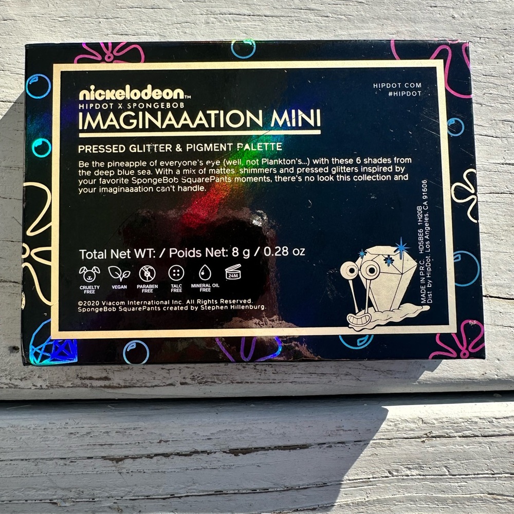 HipDot X SpongeBob SquarePants Imagination Mini Eyeshadow Palette - Picture 6 of 8
